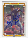 Autographed Gaylord Perry Seattle Mariners 1984 TW DONRUSS Champion Card #32