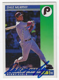 Autographed DALE MURPHY Philadelphia Phillies 1992 Score Card
