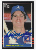 Autographed DALE MURPHY Atlanta Braves 1985 Donruss Card