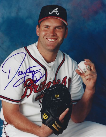 AUTOGRAPHED DENNY NEAGLE 8x10 Atlanta Braves Photo
