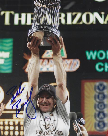 Autographed BOB BRENLY 8X10 Arizona Diamondbacks Photo