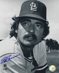 AUTOGRAPHED ERIC RASMUSSEN 8x10 St. Louis Cardinals Photo