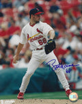 AUTOGRAPHED BRITT REAMES 8x10 St. Louis Cardinals photo