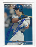 Autographed JOSE CANSECO Texas Rangers 1993 Upper Deck Card
