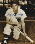 AUTOGRAPHED FAYE THRONEBERRY 8X10 Washington Senators Photo