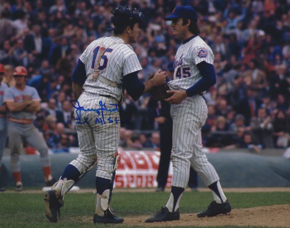 AUTOGRAPHED  JERRY GROTE "2x All Star" 8x10 New York Mets Photo