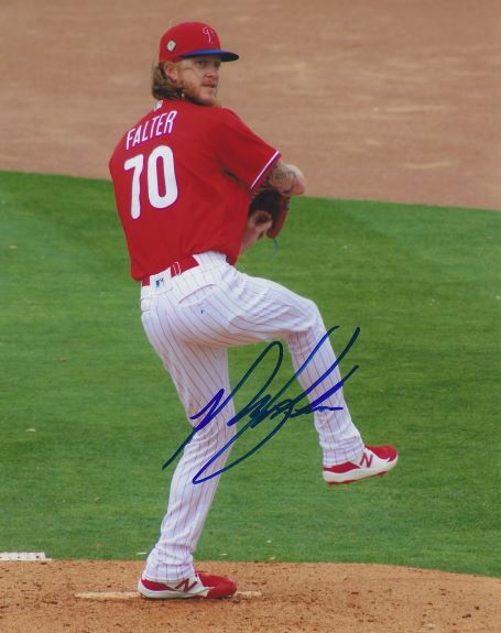 Autographed BAILEY FALTER 8X10 Philadelphia Phillies Photo