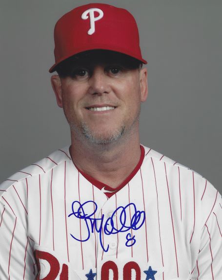 AUTOGRAPHED JOHN MALLEE 8X10 Philadelphia Phillies Photo