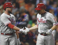 Autographed DARIN RUF & CODY ASCHE 8x10 Philadelphia Phillies Photo