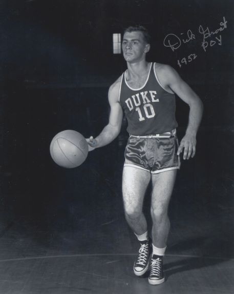 AUTOGRAPHED  DICK GROAT  8x10 Duke Blue Devils Photo