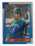 Autographed ERNIE WHITT Toronto Blue Jays 1990 Topps Card