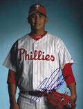 AUTOGRAPHED CARLOS CARRASCO 8x10 Philadelphia Phillies Photo