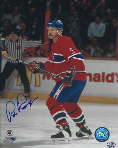 Autographed ROB RAMAGE 8X10 Montreal Canadiens Photo