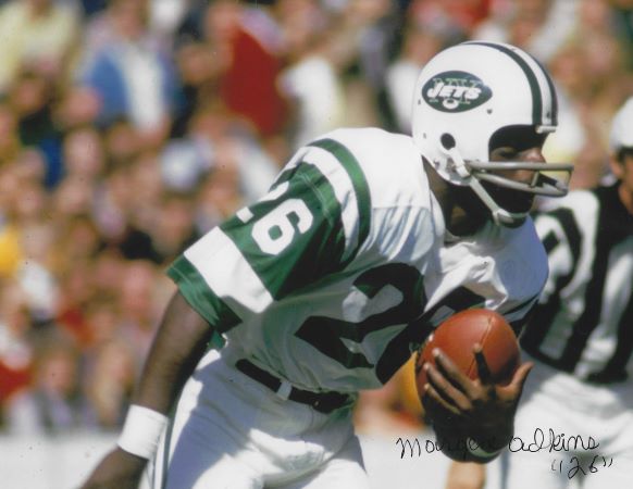 Autographed MARGENE ADKINS 8x10 New York Jets photo