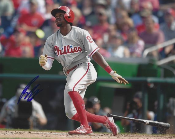 AUTOGRAPHED ROMAN QUINN 8X10 Philadelphia Phillies Photo