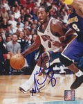 Autographed MICHAEL DICKERSON Vancouver Grizzlies 8x10 Photo