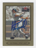 Autographed ALAN TRAMMELL Detroit Tigers 2002 Fleer Fall Classic Card