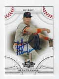 Autographed ALAN TRAMMELL Detroit Tigers 2008 Donruss Threads Card