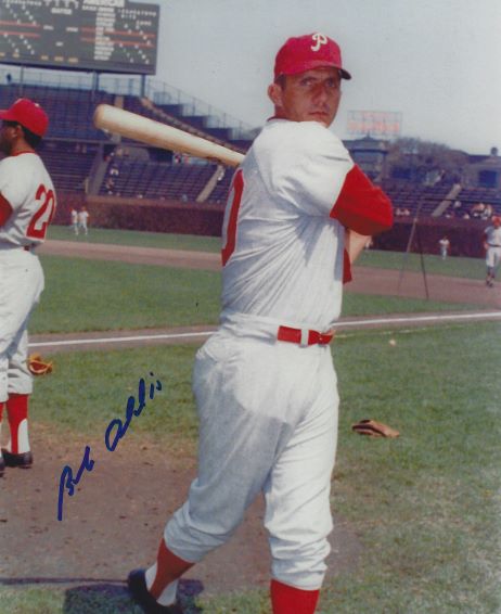 AUTOGRAPHED BOB OLDIS 8x10 Philadelphia Phillies Photo