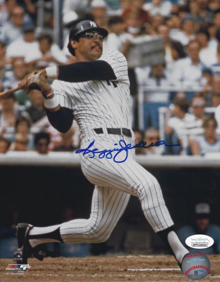 Autographed Reggie Jackson 8x10 New York Yankees Photo JSA COA