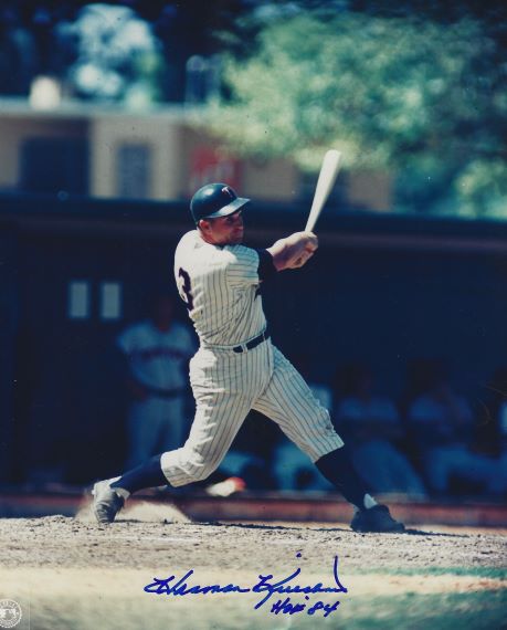 Autographed HARMON KILLEBREW 8X10 Minnesota Twins Photo