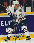 Autographed TODD MARCHANT 8X10 EDMONTON OILERS Photo