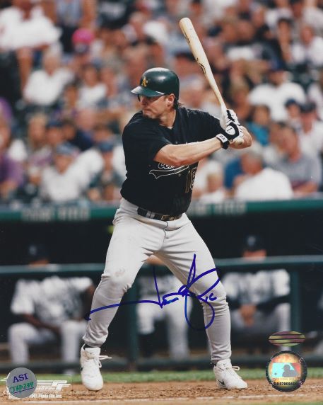 AUTOGRAPHED JASON GIAMBI 8x10 Oakland A's Photo