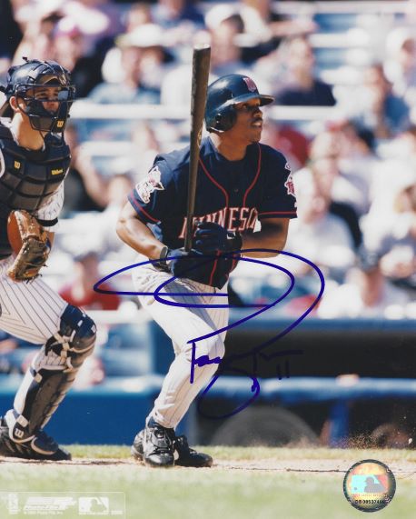 AUTOGRAPHED JACQUE JONES 8X10 Minnesota Twins photo