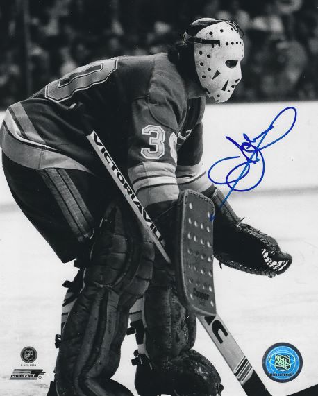 Autographed JOHN DAVIDSON 8X10 St. Louis Blues Photo