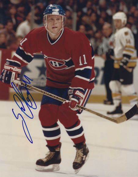 AUTOGRAPHED SAKU KOIVU 8x10 Montreal Canadiens Photo