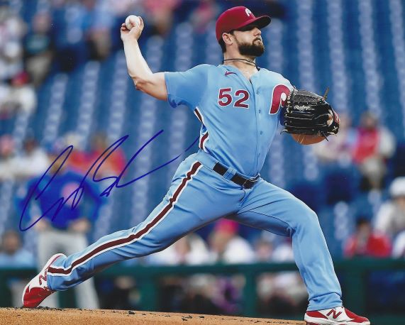 Autographed CAM BEDROSIAN 8X10 Philadelphia Phillies Photo