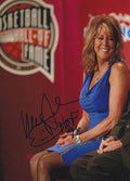Autographed NANCY LIEBERMAN 8X10 HOF photo
