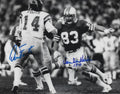 Autographed DAN FOUTS San Diego Chargers & VERN DEN HERDER Miami Dolphins 8x10 Photo