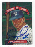 Autographed DANNY TARTABULL New York Yankees 1992 DONRUSS Gallery of Stars Card