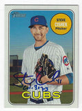 Autographed STEVE CISHEK Chicago Cubs 2018 Topps Heritage Card