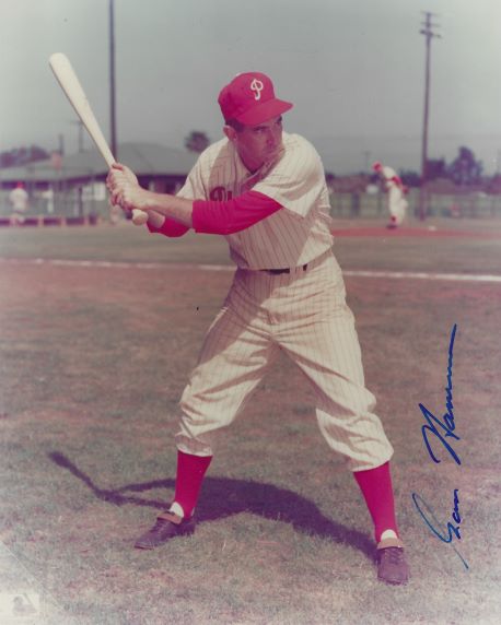 AUTOGRAPHED GRANNY HAMNER 8X10 Philadelphia Phillies Photo