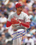 AUTOGRAPHED T.J. ZEUCH 8X10 Cincinnati Reds Photo