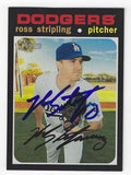 Autographed Ross Stripling Los Angeles Dodgers 2020 Topps Heritage Card