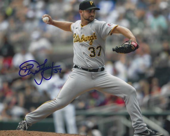 Autographed CHASE DE JONG 8X10 Pittsburgh Pirates Photo