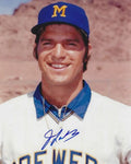 AUTOGRAPHED JOE LAHOUD 8X10 Milwaukee Brewers Photo