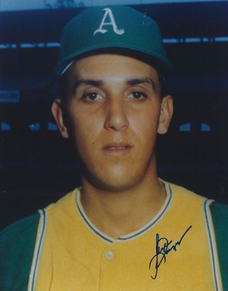 AUTOGRAPHED GEORGE LAUZERIQUE 8x10 Oakland A's photo