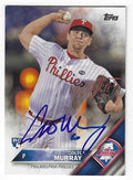 Autographed COLTON MURRAY  Philadelphia Phillies 2016 Topps Card