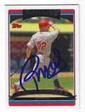 Autographed JASON MCIHAELS Philadelphia Phillies 2006 Topps Card