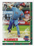 Autographed JD HAMMER Philadelphia Phillies 2019 Topps