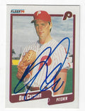 Autographed DON CARMAN Philadelphia Phillies 1999 Fleer Card