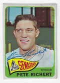 Autographed PETE RICHERT Washington Senators 1965 Topps Card