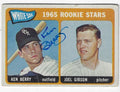 Autographed KEN BERRY Chicago White Sox 1965 Topps Card