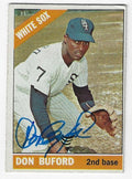 Autographed DON BUFORD Chicago White Sox 1966 Topps Card