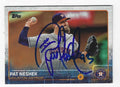 Autographed PAT NESHEK Minnesota Twins 2015 Topps Card