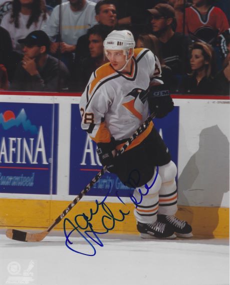 Autographed JAN HRDINA 8x10 Pittsburgh Penguins Photo